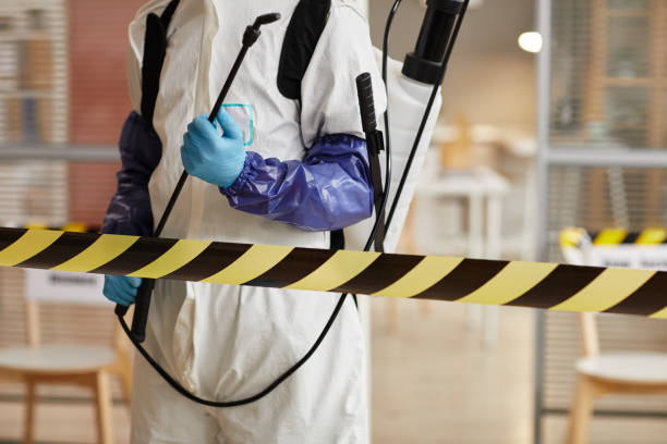 Professional Biohazard Cleanup technician working in Grand Marsh, WI